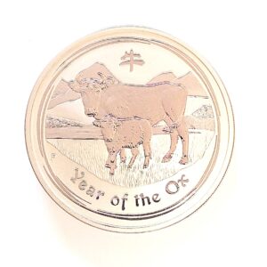 2009 Australian $8 Year Of The Ox. 5oz
